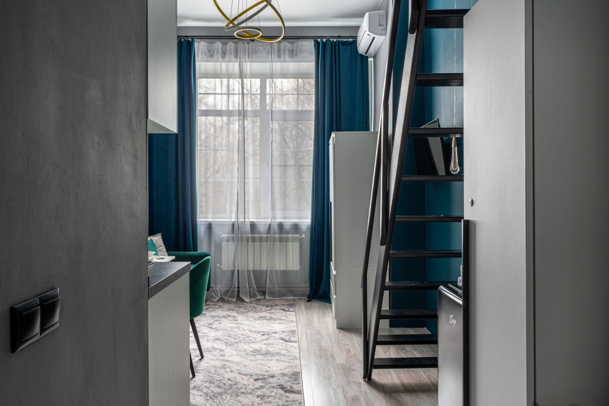 Квартира Студия Emerald Room у МЦД Вешняки