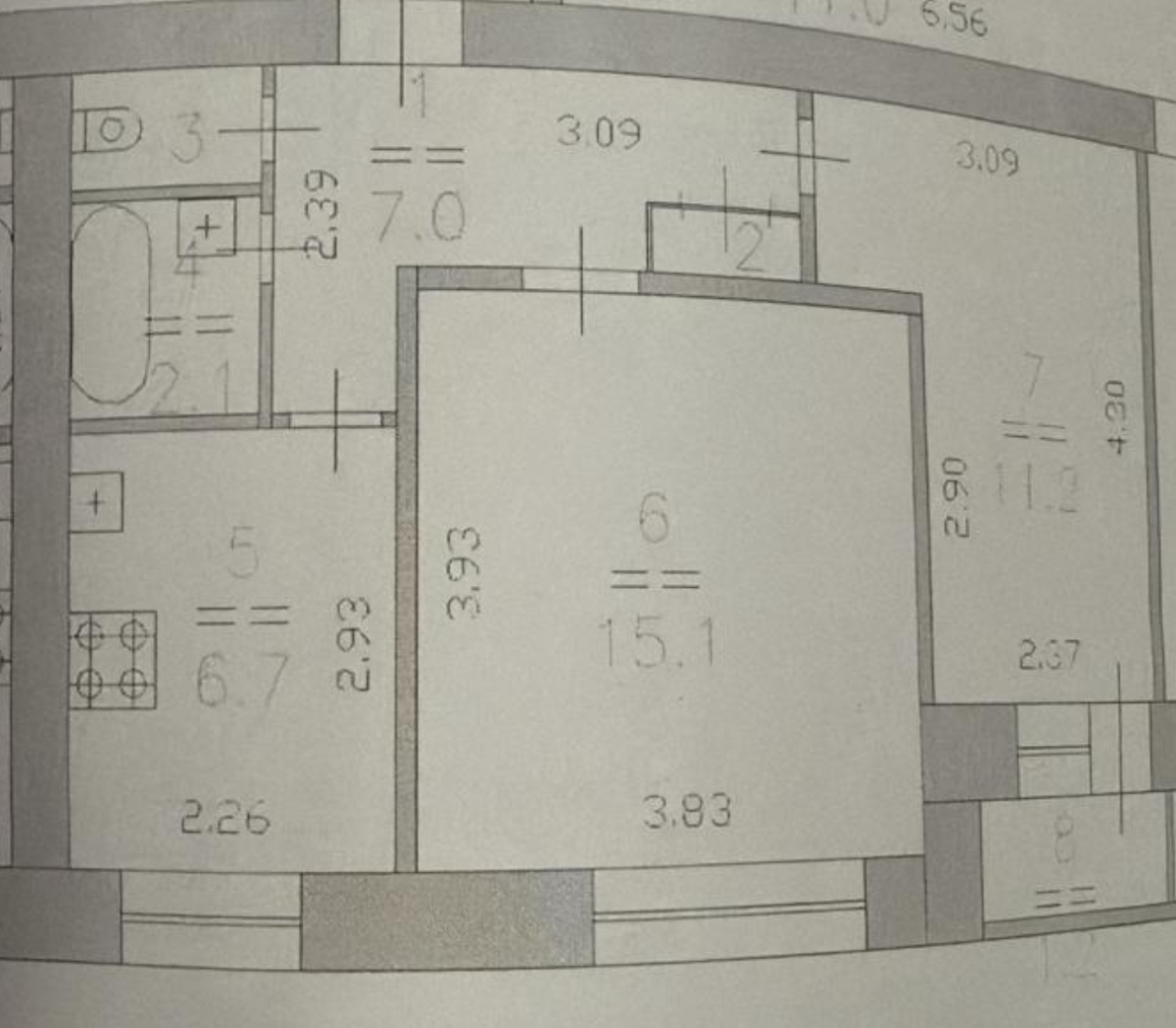 Квартира Шикарная двушка Бульвар Мира