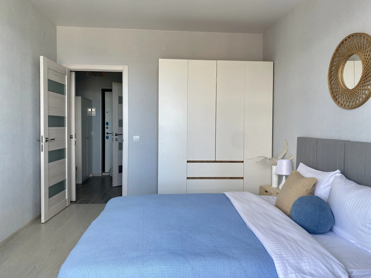 Апартаменты Hygge Karelia c видом на озеро в ЖК со своей набережной