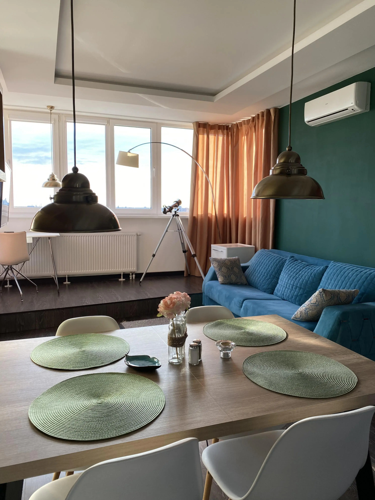 Квартира с панорамным видом на город