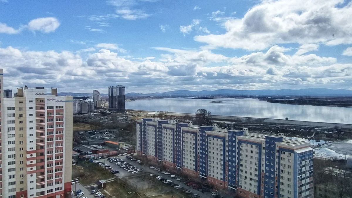 Квартира Лофт с видом на Амур