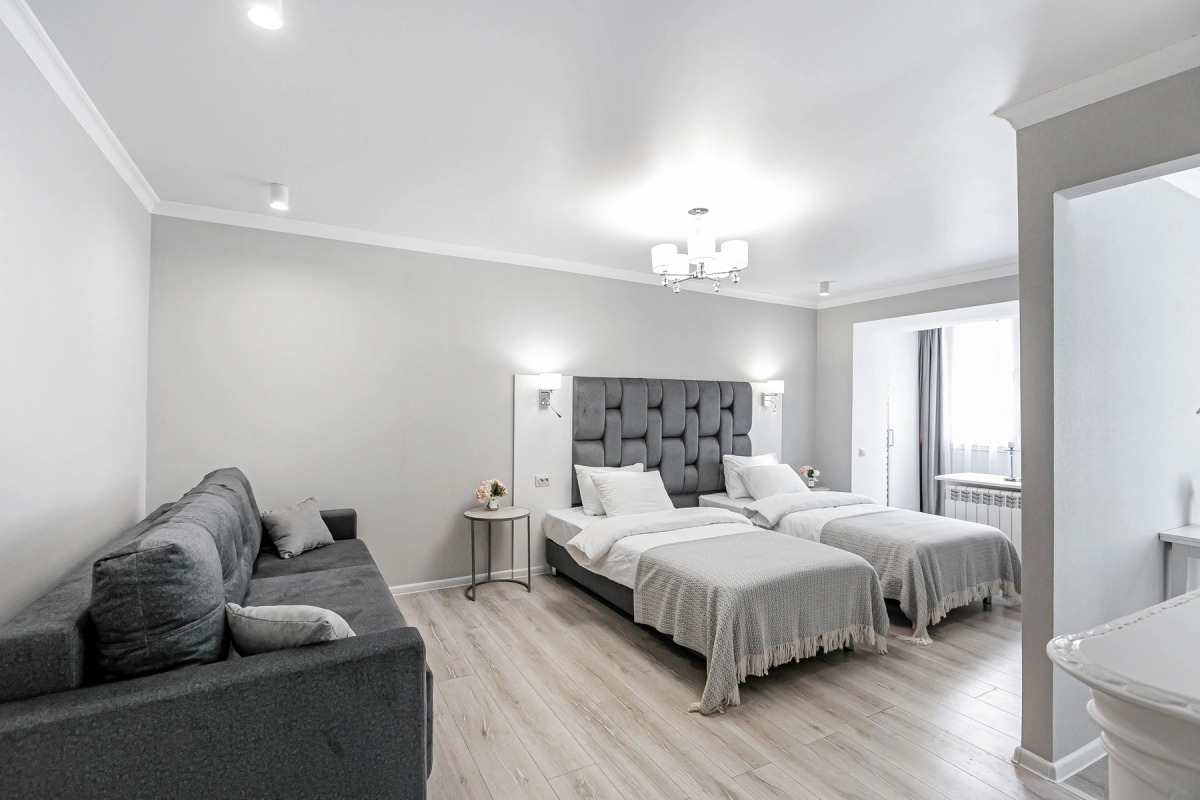 Квартира Королевская кровать с камином