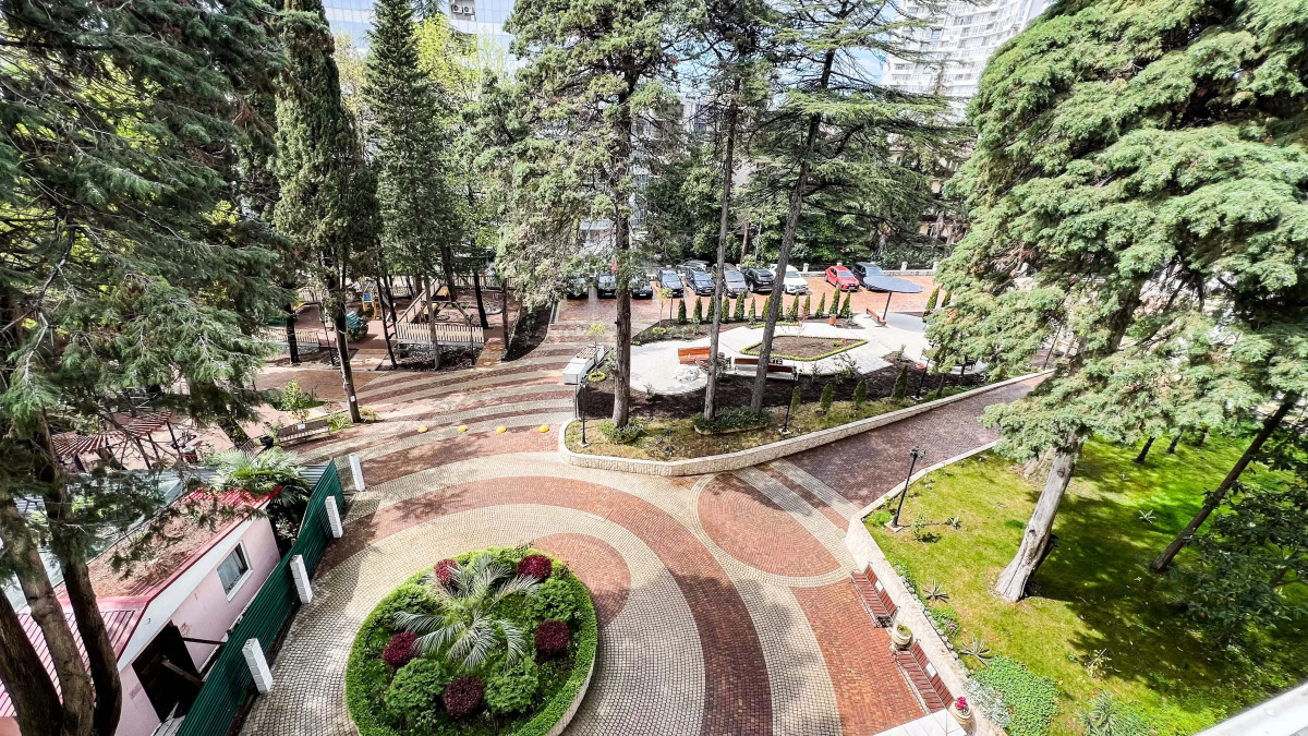 Апартаменты Покровский парк Двухместный стандарт с видом на парк