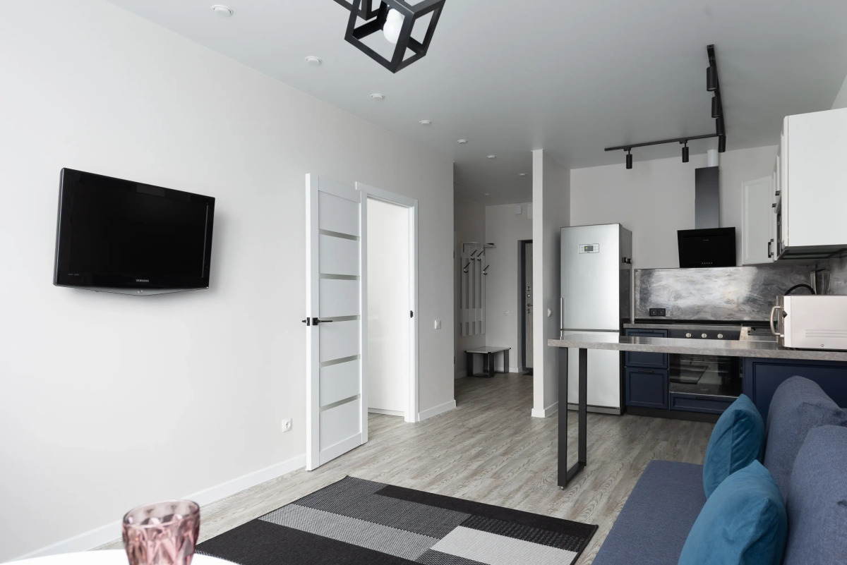 Апартаменты 1+ "Папоротник" у набережной в ЖК Европейский берег