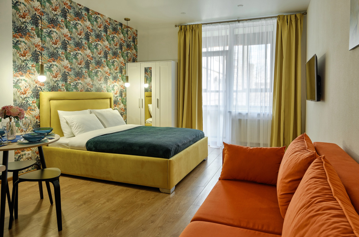 Квартира Astrea-студия у Метро Рядом с Аквапарком