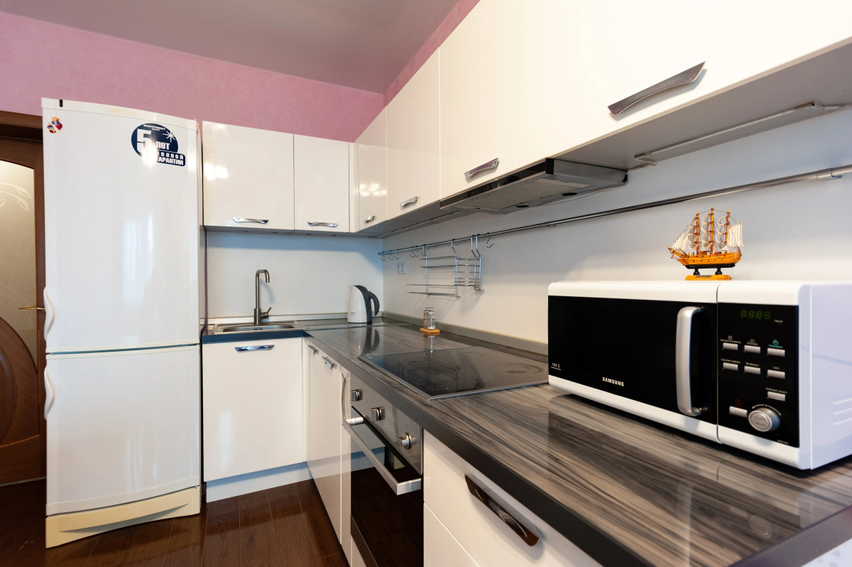 Квартира EL'HOME Евродвушка с панорамным видом на Волгу