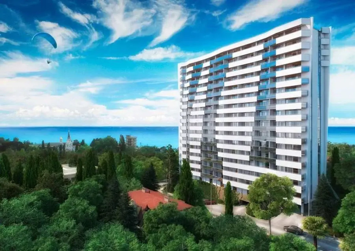 Апартаменты 2-комнатные для семьи с большим балконом