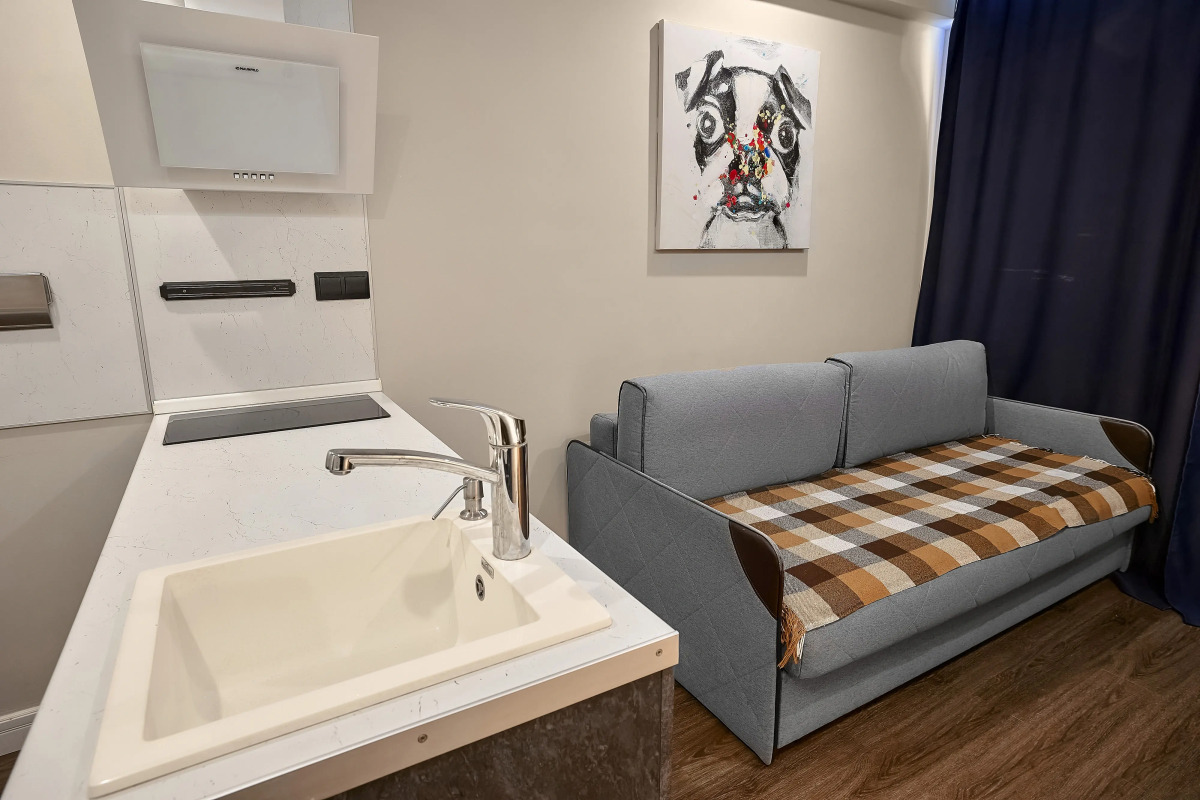 Апартаменты 10 минут до моря вид на набережную