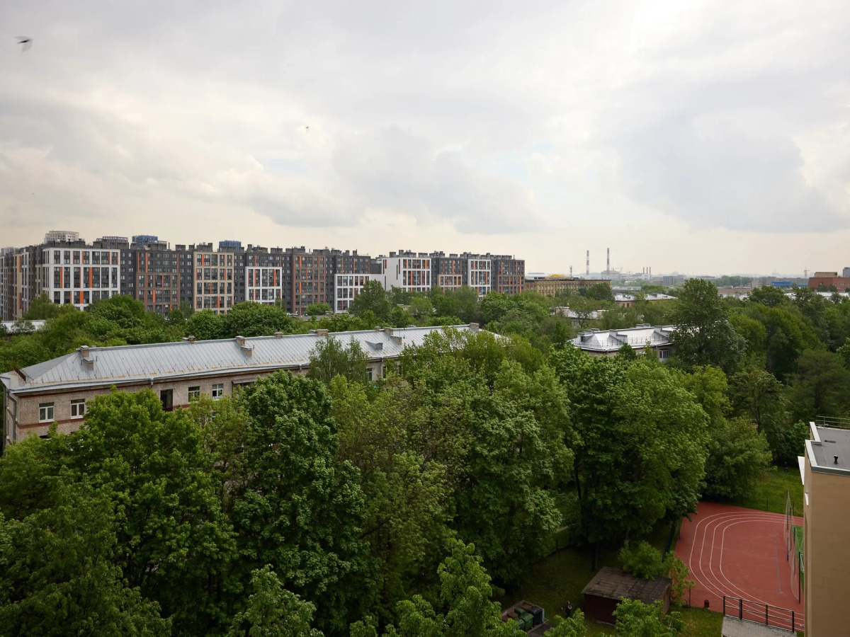 Квартира Студия Бирюза в 3 минутах пешком от метро Лесная