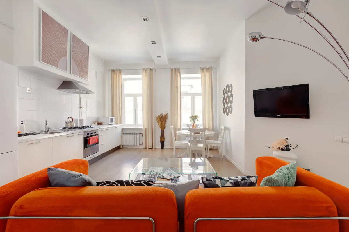 Квартира в стиле диско у Стрелки на Васильевском