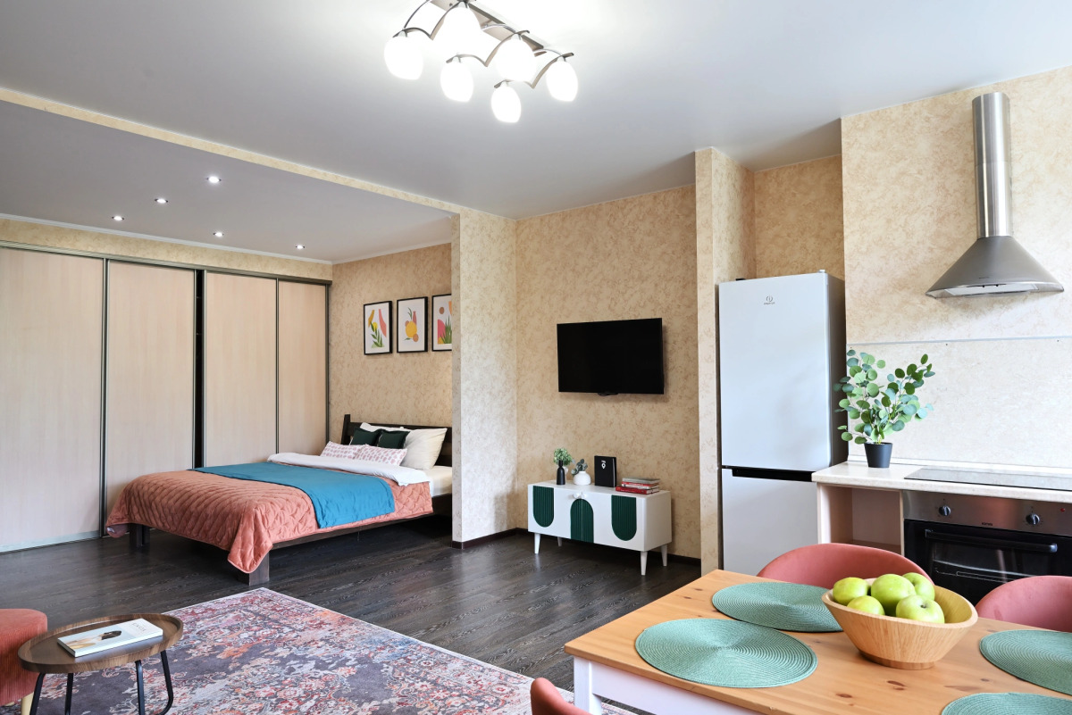 Апартаменты студия в центре ЖК Clover hose