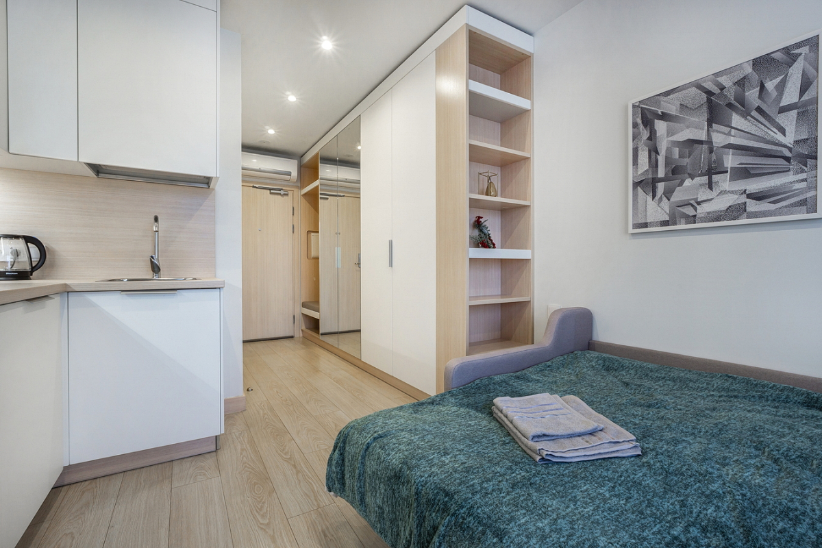 Апартаменты Бизнес-студия с видом на Москва-реку