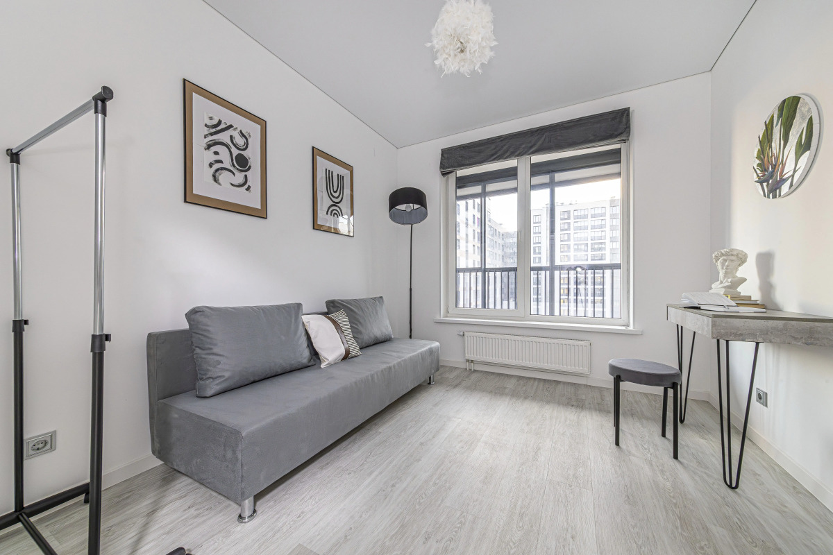 4flats MONOCHROME Квартира у набережной Невы в ЖК бизнес-класса