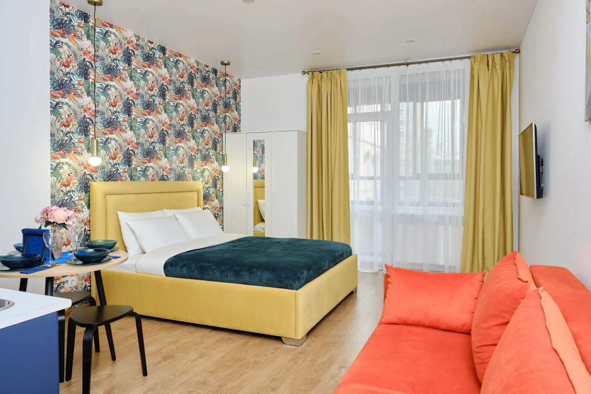 Квартира Astrea-студия у Метро Рядом с Аквапарком