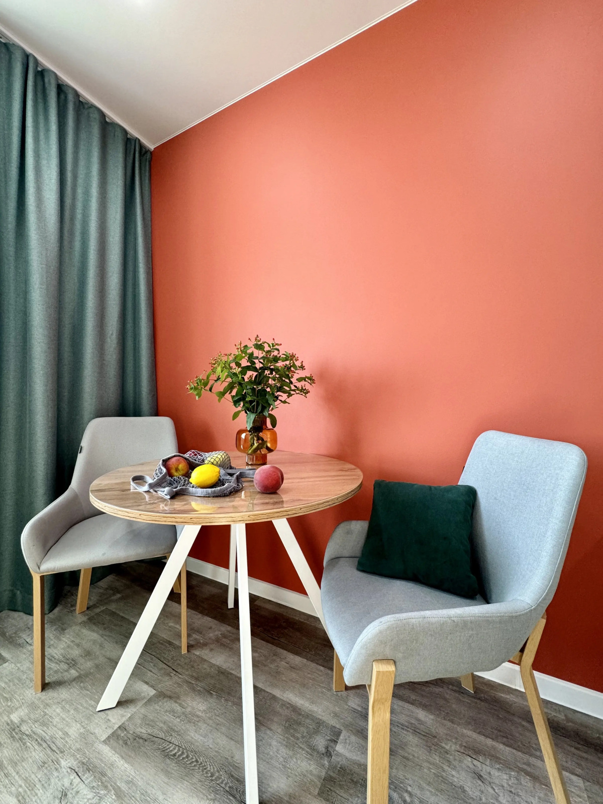 Квартира В скандинавском стиле с красивым видом на город для 4х гостей