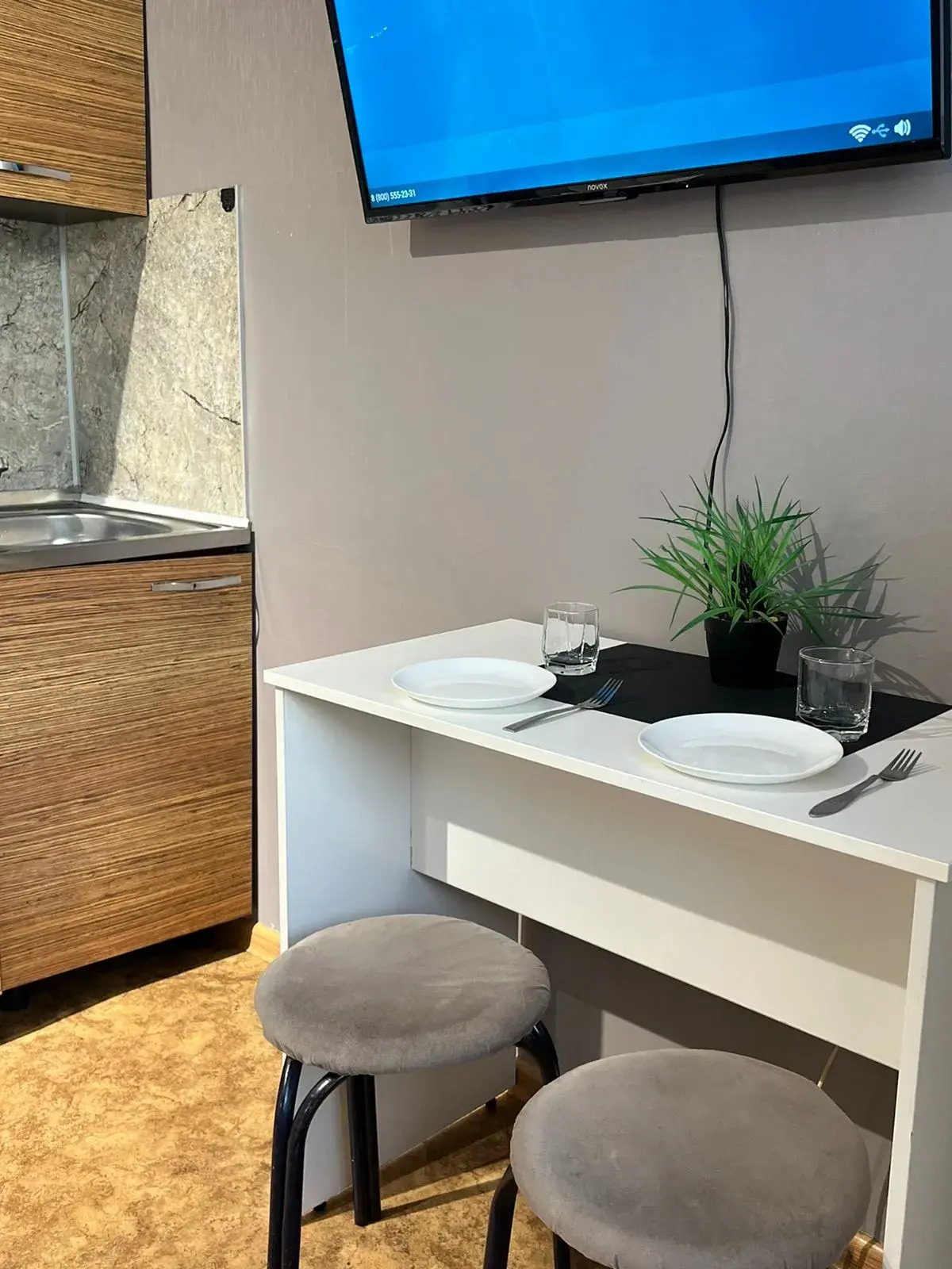 Квартира Уютная студия на Жд