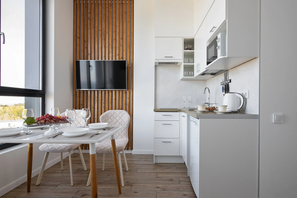 Апартаменты с видом на море на 10 этаже в комплексе Кристалл & Балтик-SPA