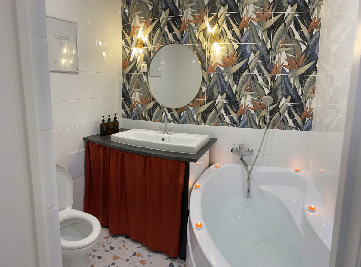 Апартаменты Двухкомнатная квартира в центре Уфы