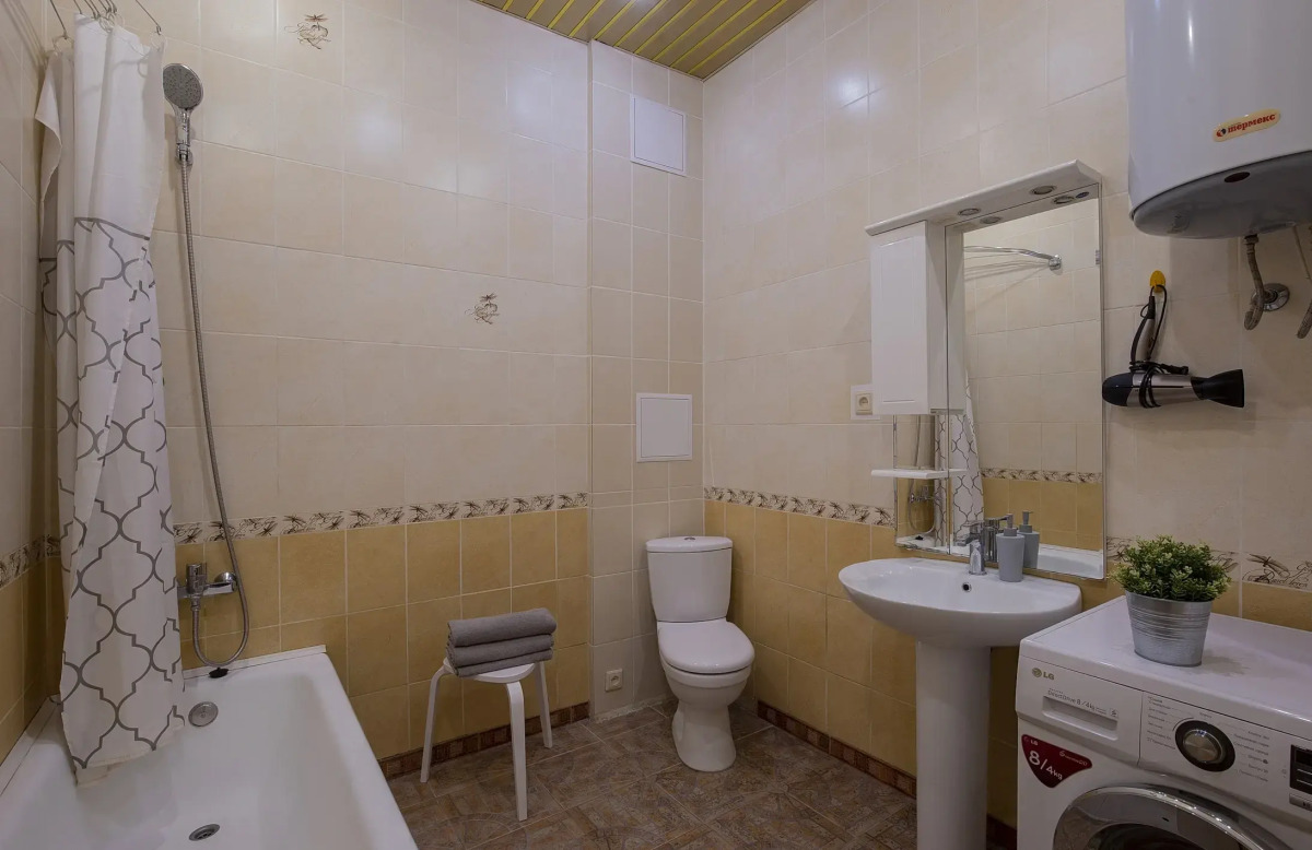 Квартира с двумя спальнями и кухней-гостиной