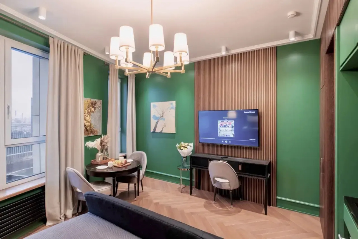 Апартаменты Lalapart Green Retreat с видом на Москва-реку у метро Шелепиха