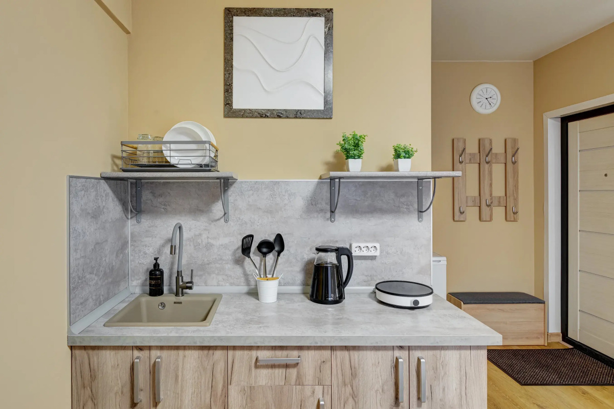 Апартаменты Улучшенная Студия Лотос Светлый Дом