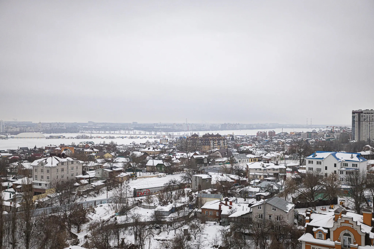 Уютная студия с видом на город