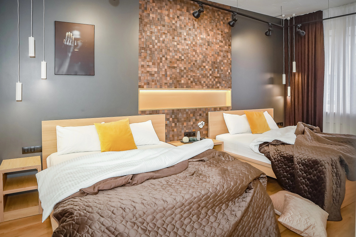 Новые Luxury апартаменты с сауной в самом центре города