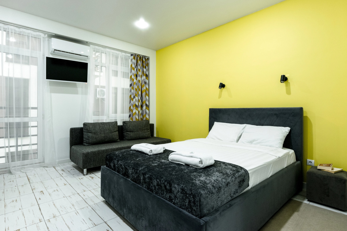 Апартаменты современные Морент 25 кв. м в ЖК Сорренто Парк