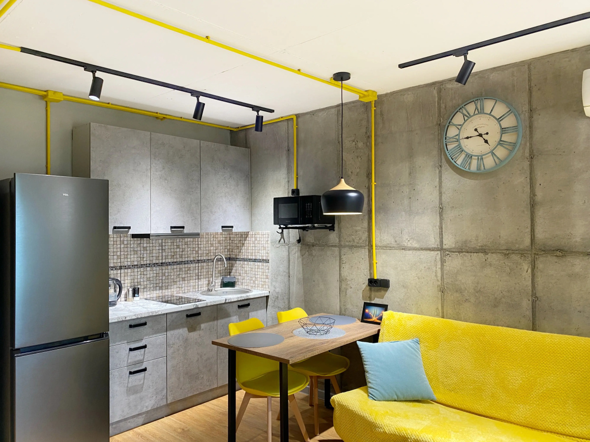 Квартира Уютная в Стиле Loft с Видом на Море в ЖК Аякс