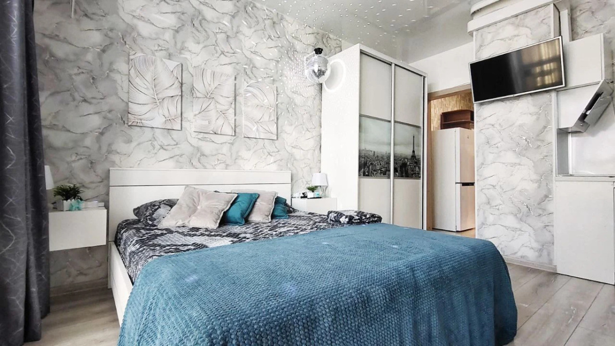 Квартира студия с видом на Амур и город