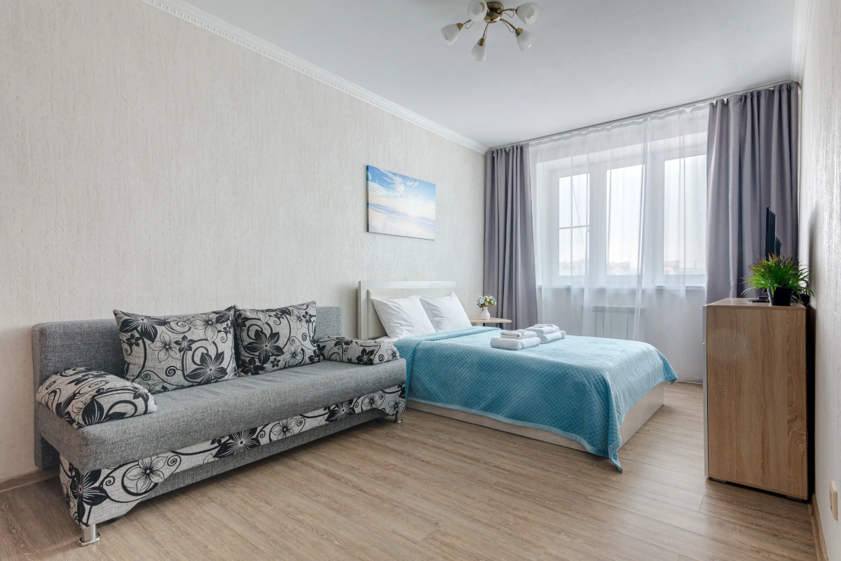 Квартира 1-к в престижном мкр. на Сельской 39/6 с красивым видом на Волгу от RentAp, 5 сп.мест