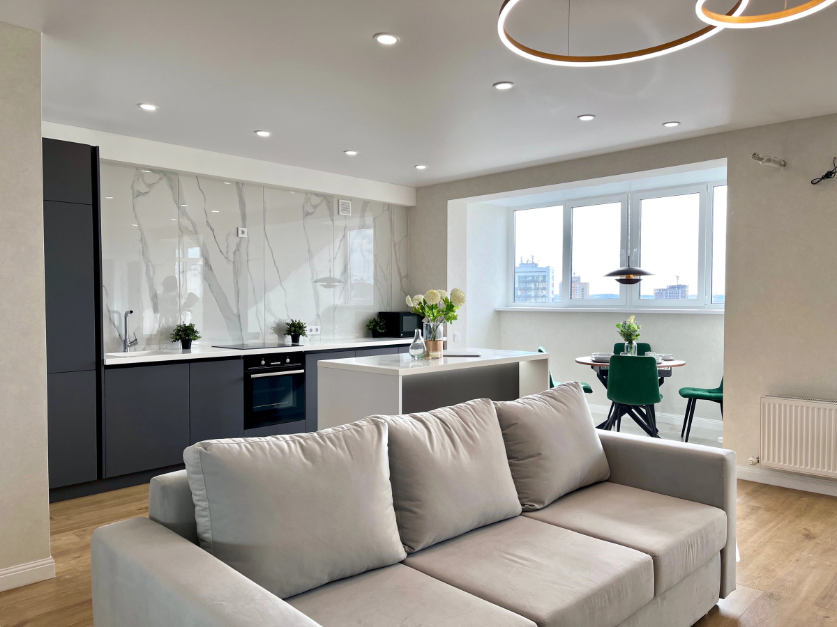 Апартаменты SUNVILLES Супер Современная 3 Комнатная Квартира С Видом