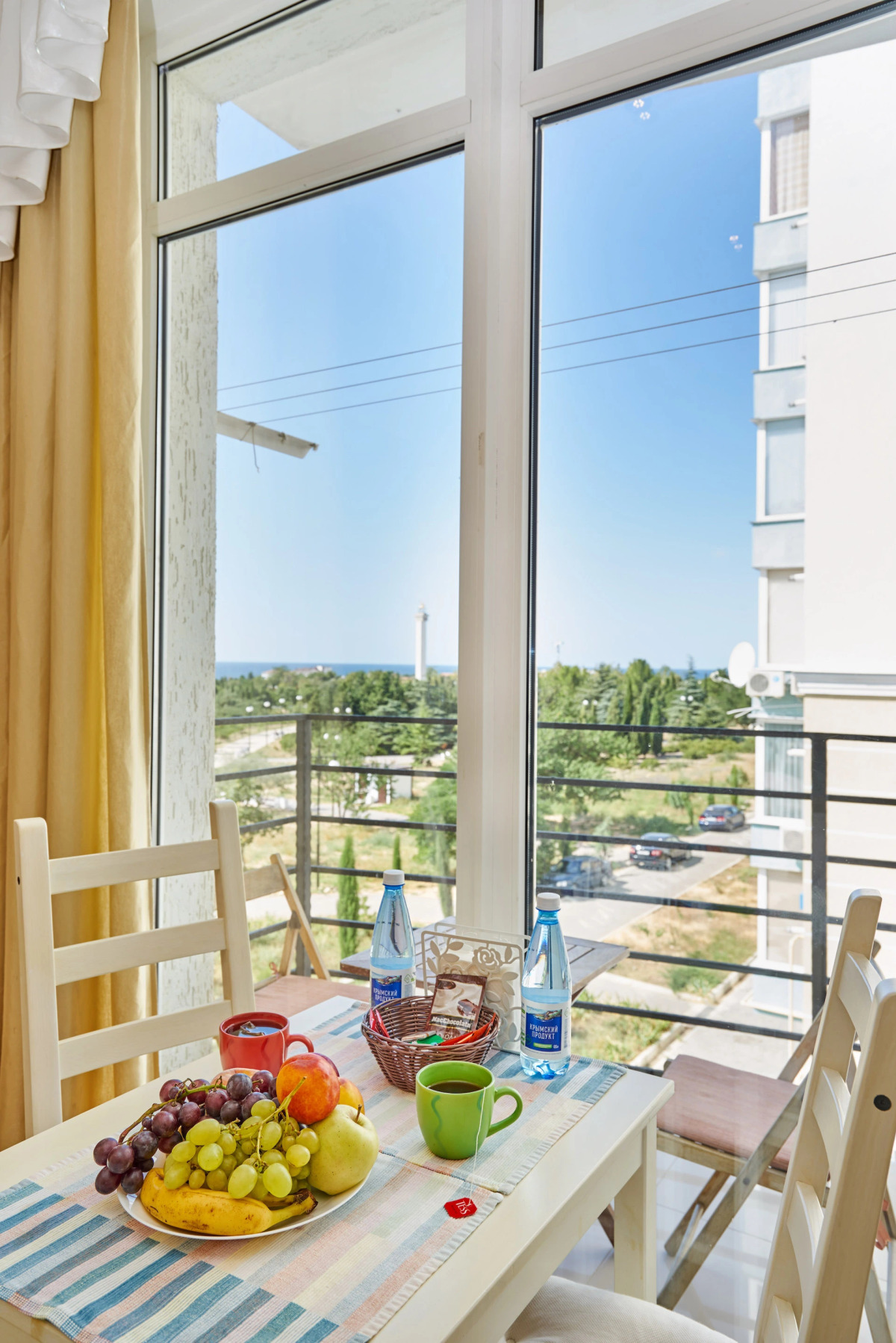 Апартаменты с видом на море в Парке Победы