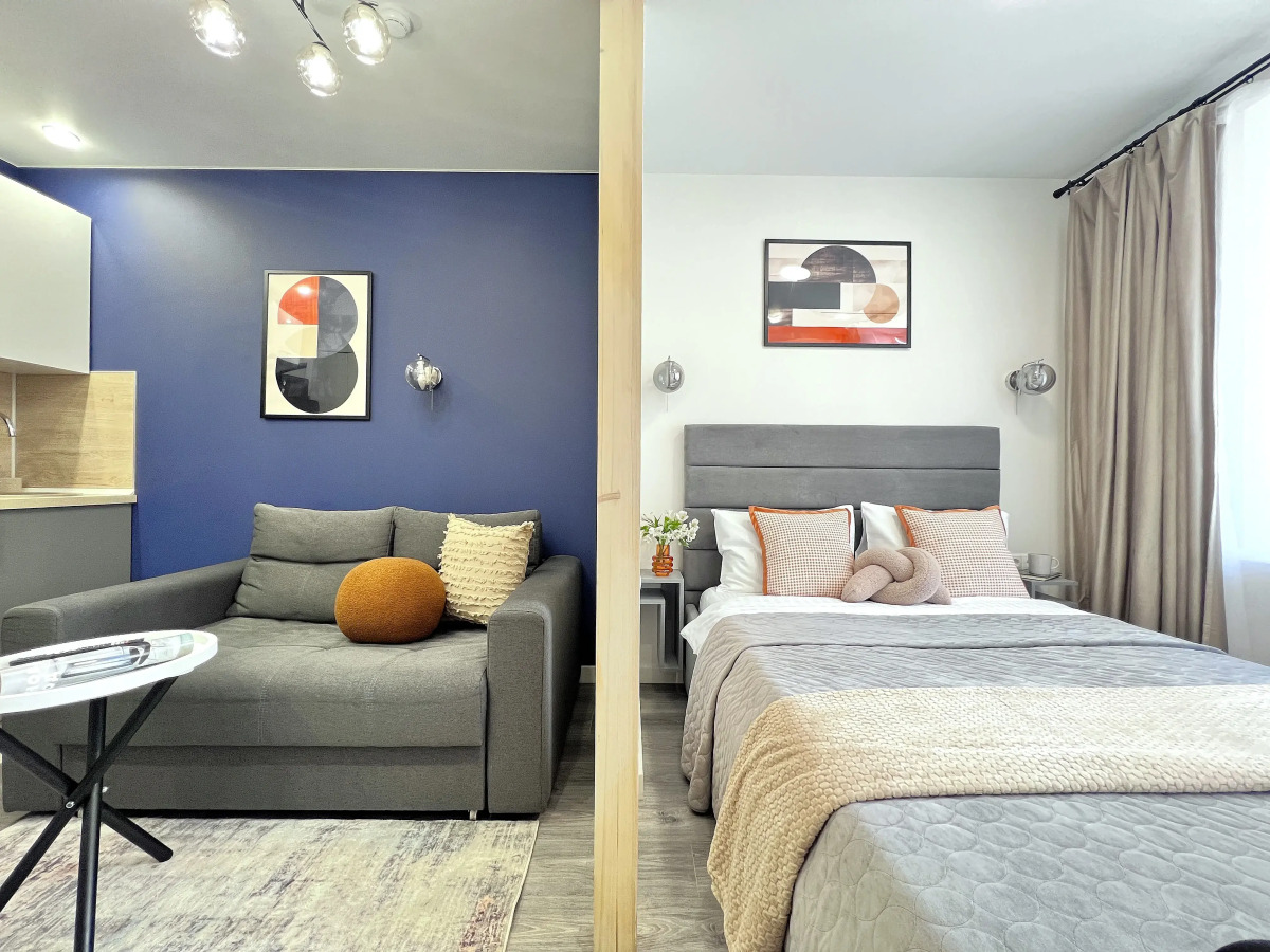 Апартаменты Студия с видом на Центральный мост