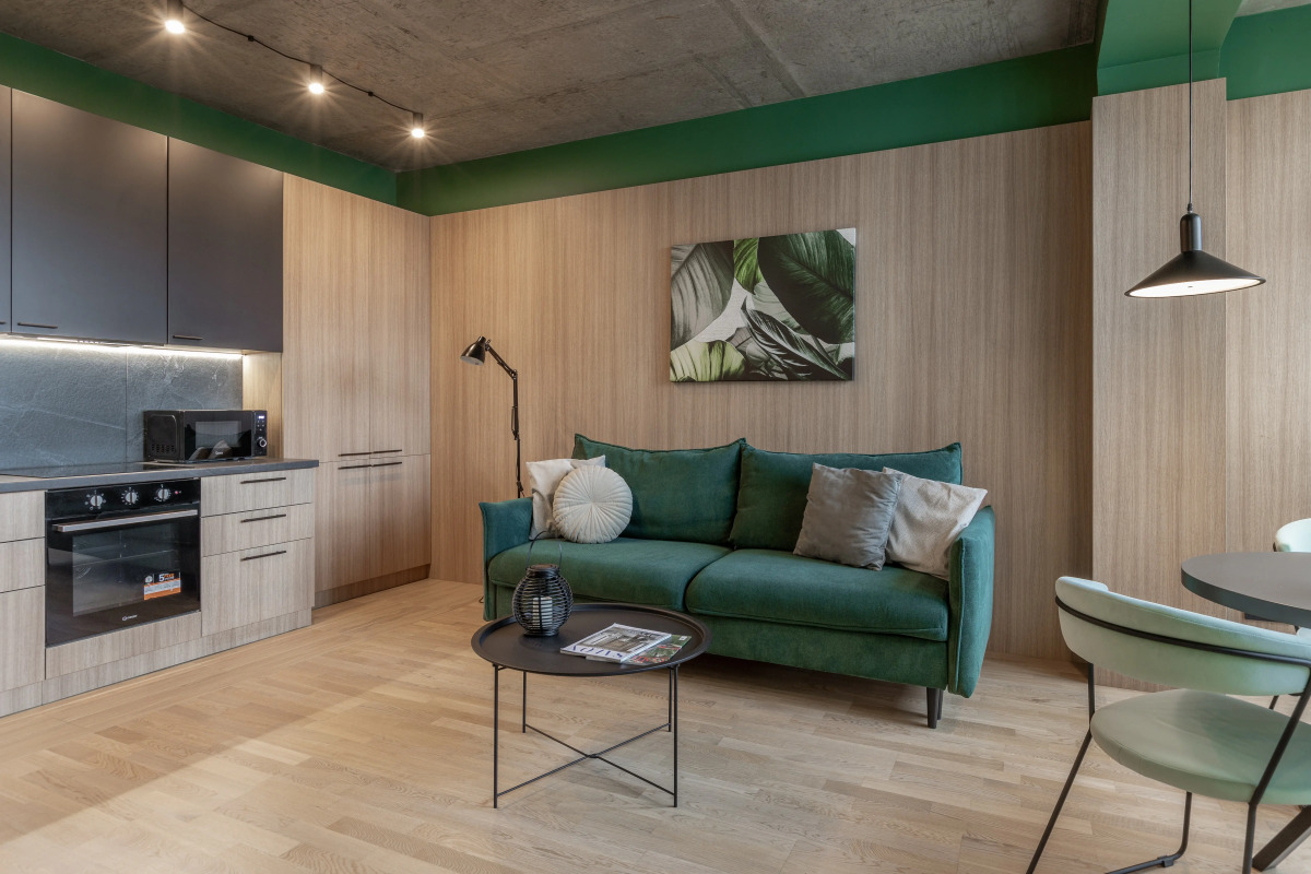 Апартаменты Дизайнерские с видом на парк