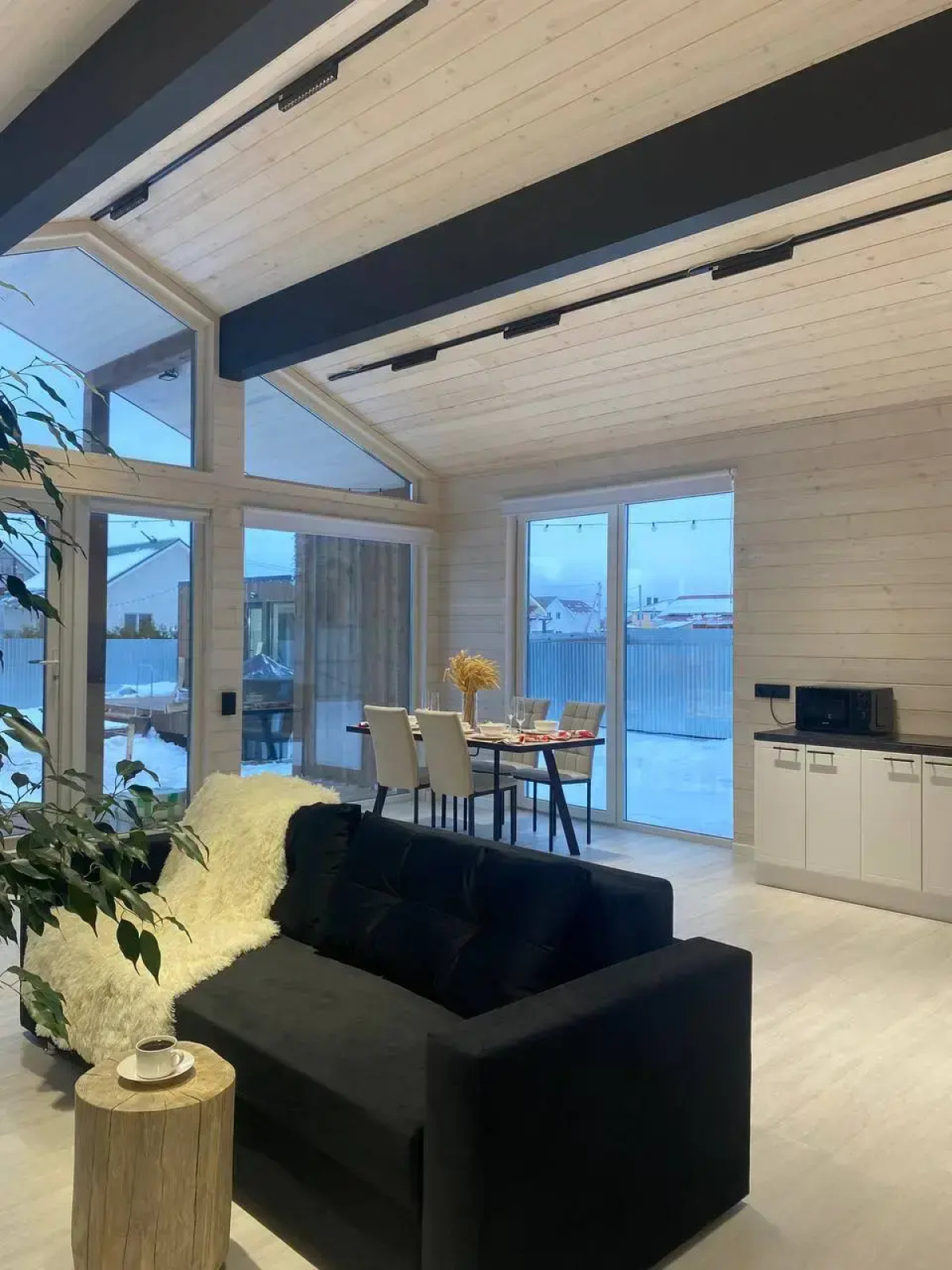 Частный дом Барн-хаус с сауной и чаном