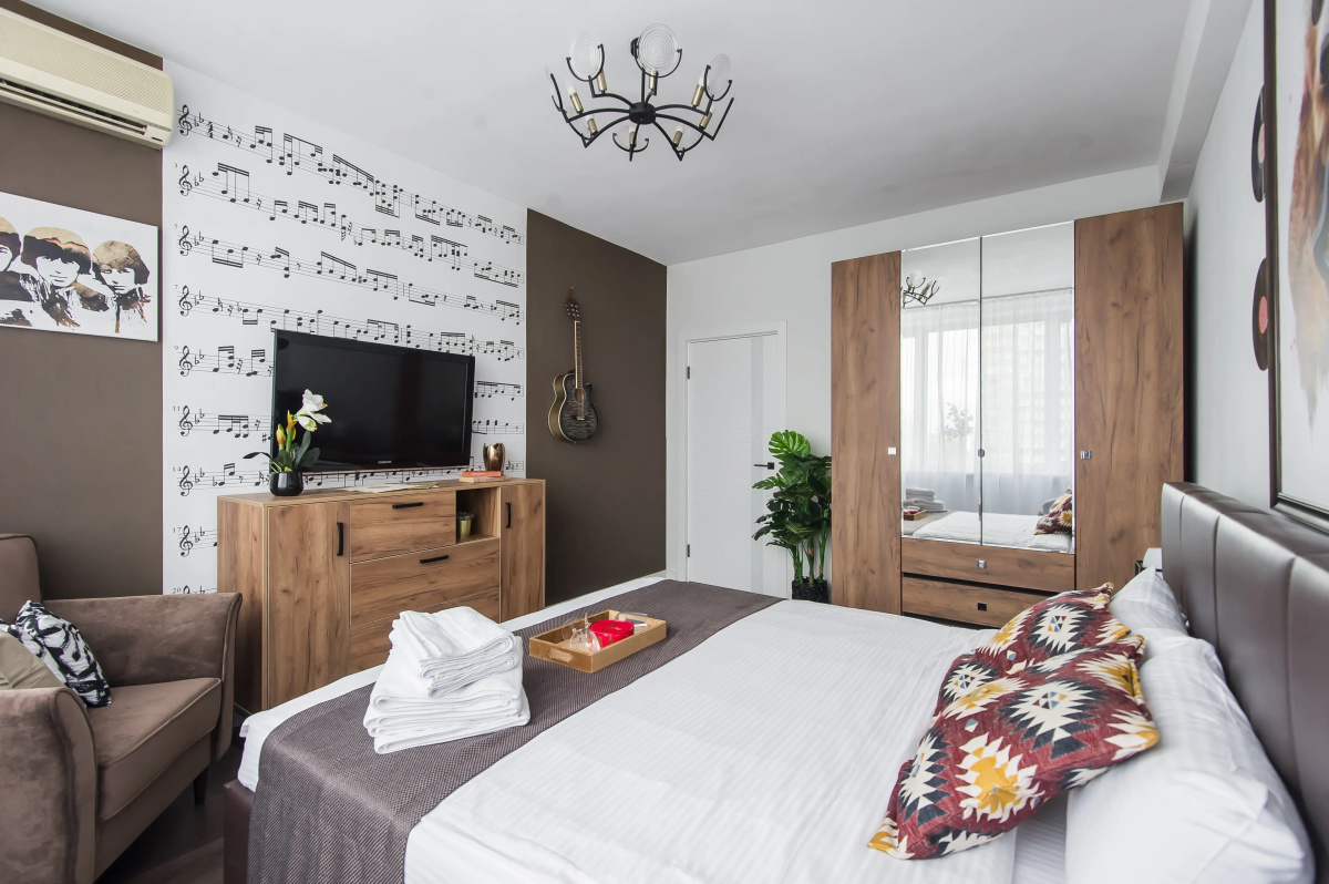 Квартира GM Apartments в стиле Рок-н-ролл с видом на Кремль