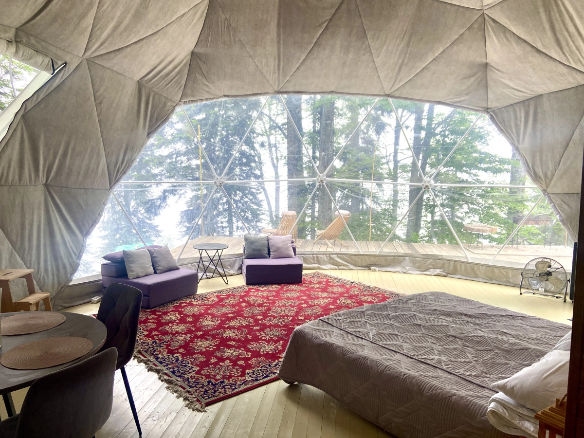 Глэмпинг Атмосфера