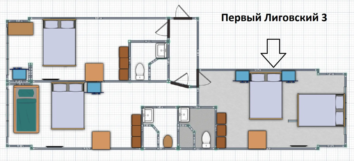 Апартаменты Первый Лиговский 271Б (3)