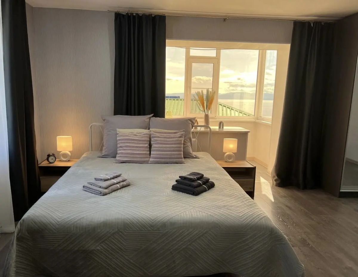 Квартира с шикарным видом на Авачинскую бухту и Вилючинский вулкан