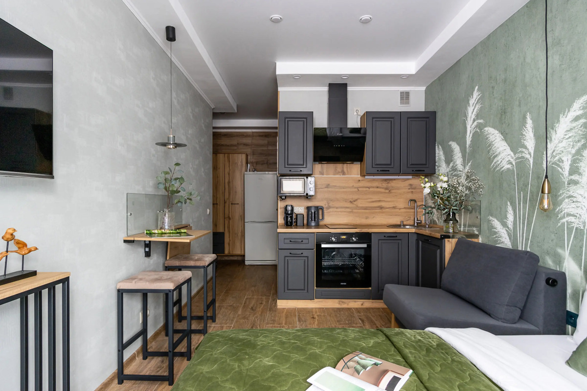 Квартира Студия с Качелью в Зеленогорске