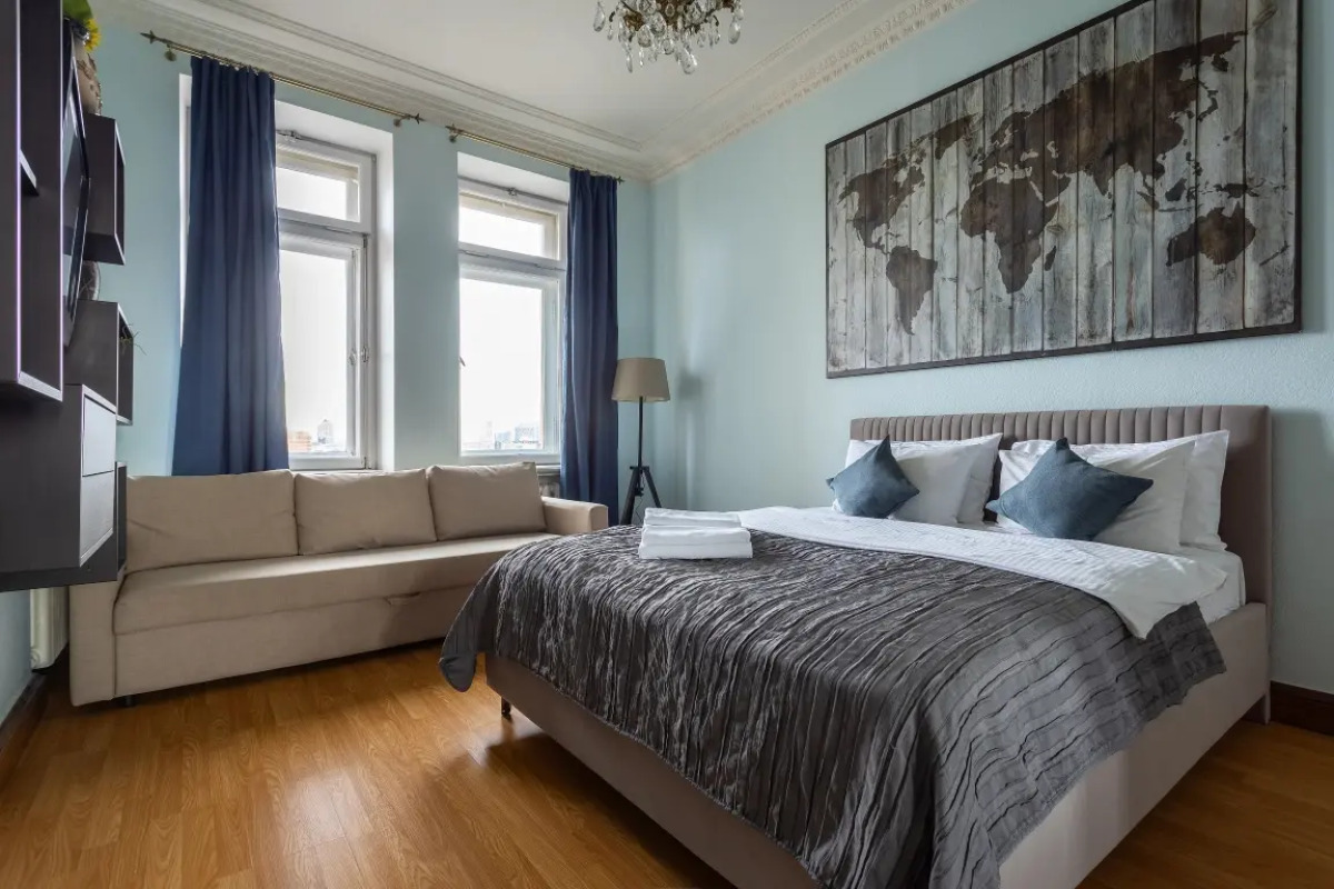 Апартаменты Улучшенные 3 Комнатные с Видом на Москву-Сити