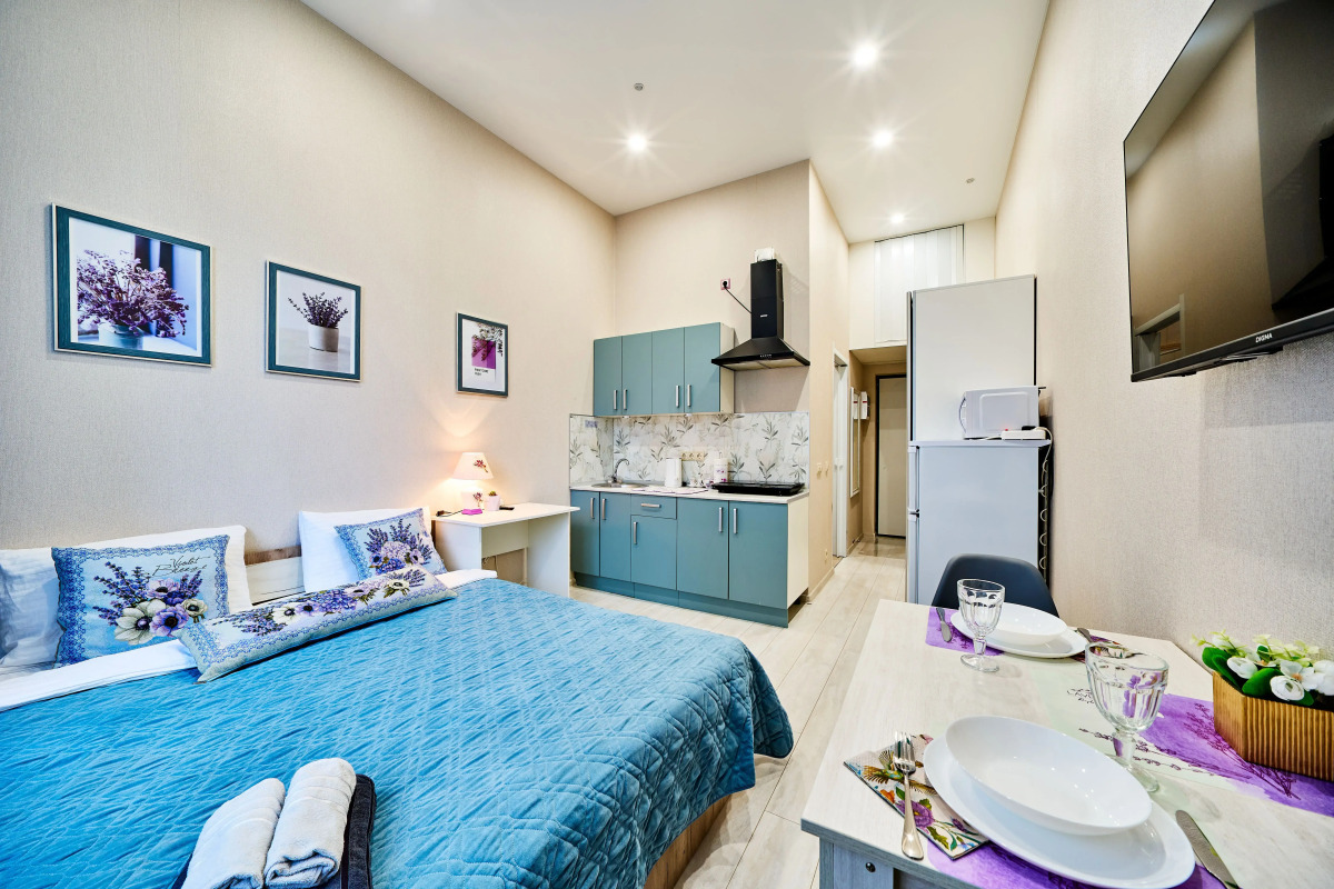 Апартаменты GOSTIO студия рядом с Микрохирургией глаза Федорова