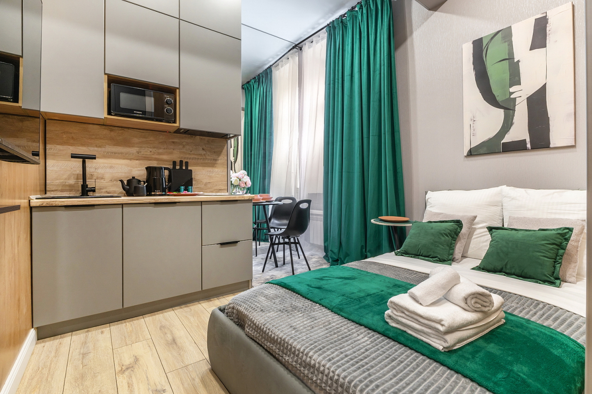 Квартира Апартаменты Два города рядом с метро Каширское