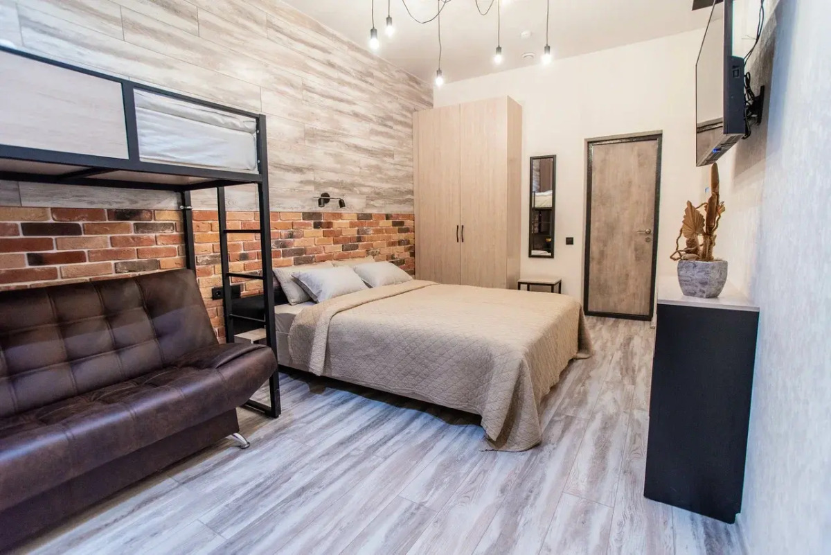 Квартира Loft в ЖК Волга-Парк для 10 гостей