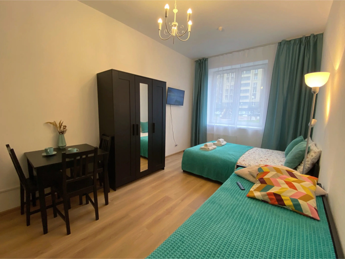 Квартира Студия Бирюзовая в поселке Песочном