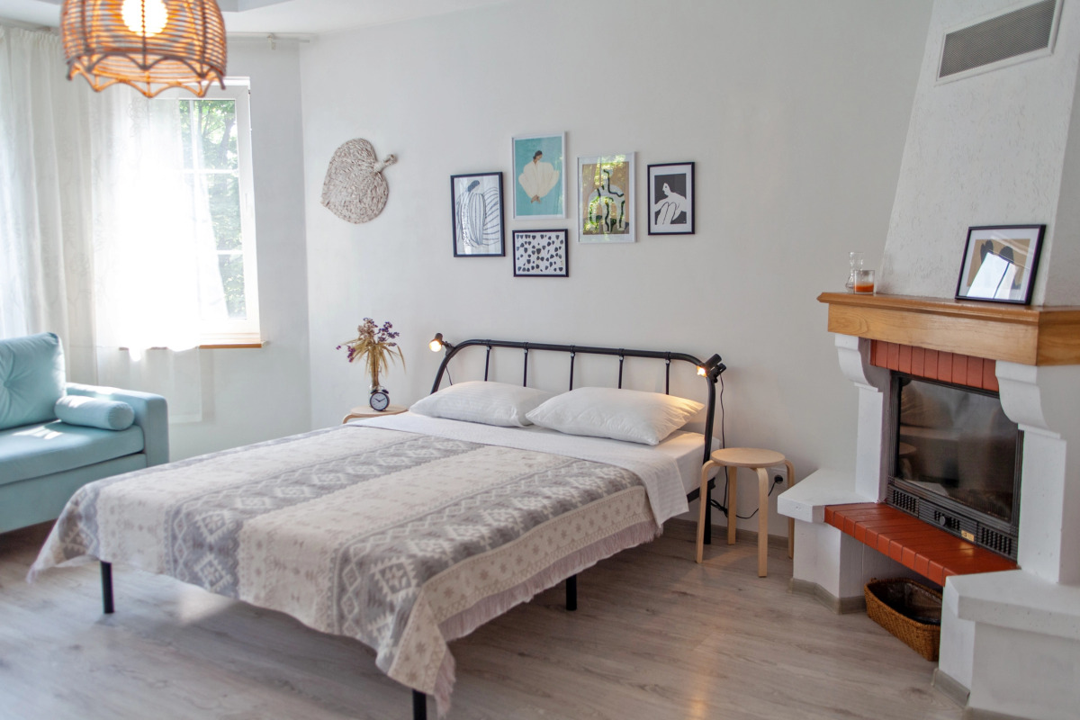 Апартаменты с камином в Амалиенау