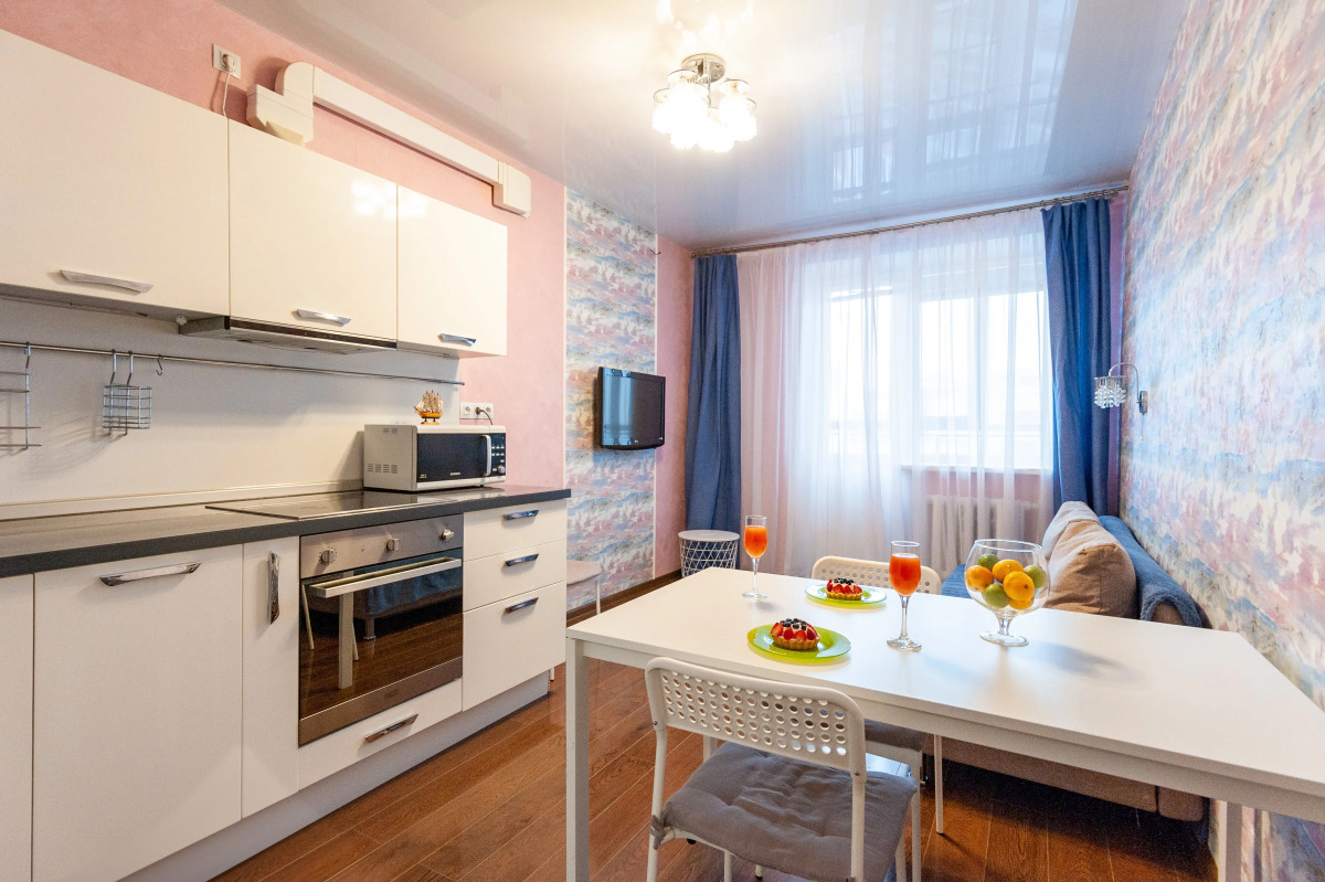 Квартира EL'HOME Евродвушка с панорамным видом на Волгу