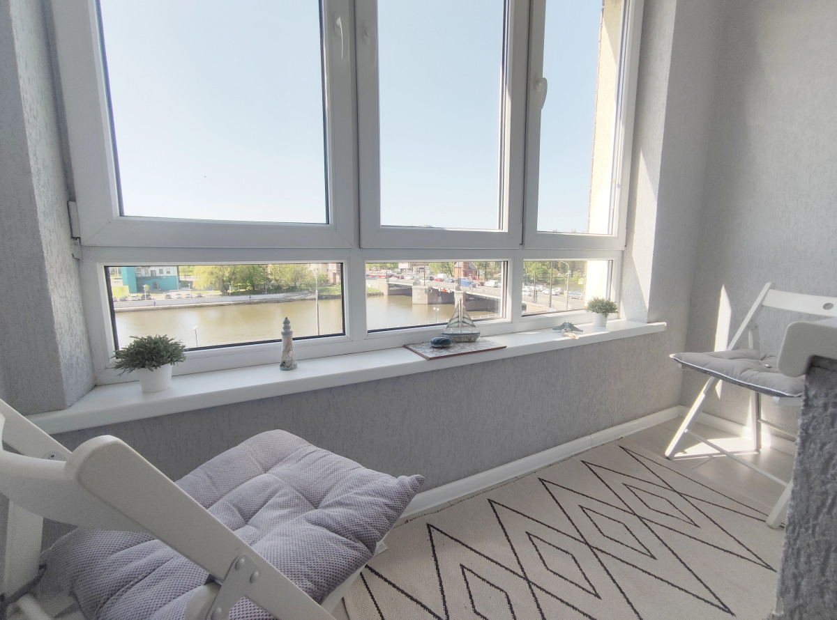 Квартира в Рыбной деревне с видом на реку