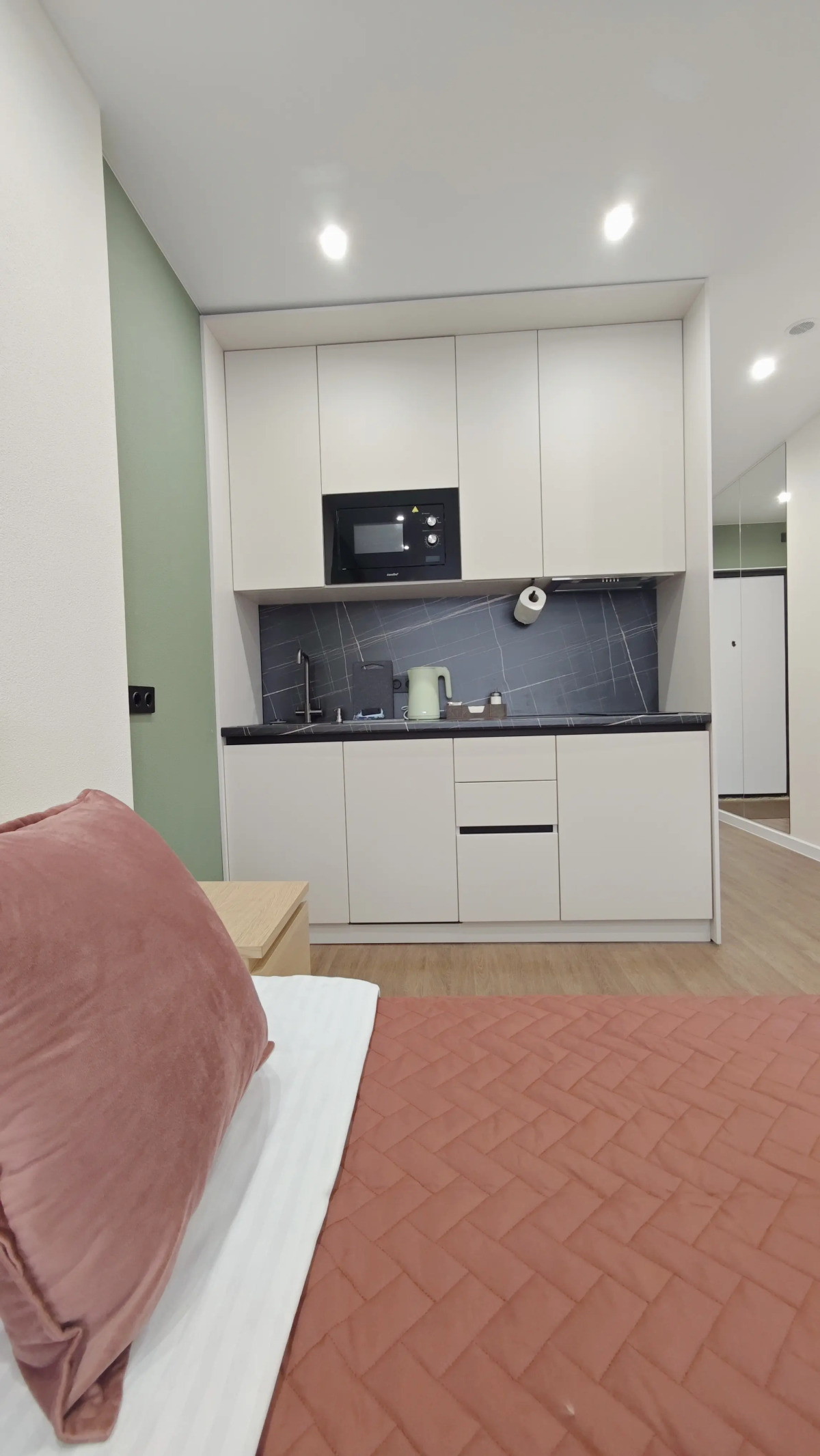 Апартаменты с видом на парк с двумя раздельными кроватями, кухней, ПММ в 10 минутах от центра Нижнего Новгорода